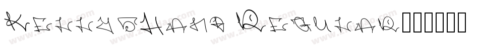 KellysHand Regular字体转换